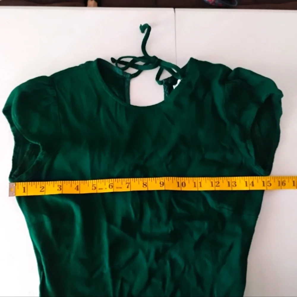 Reformation Emerald Green Jumpsuit. Size 0